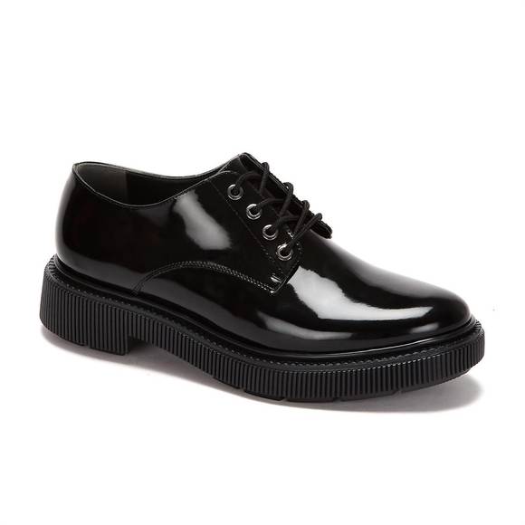 NEW ANDREA women's patent oxfords in black - Picture 1 of 4